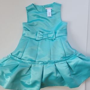 Teal / Tiffany Blue Janie and Jack High Tea collection dress 18-24m